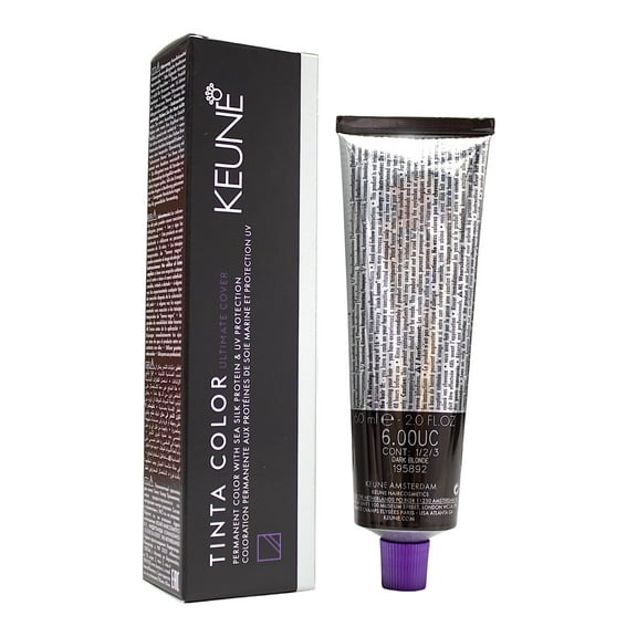 Keune Tinta Color 6.00UC Permanent Color Ultimate Cover Dark Blonde 2 Oz