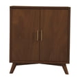thumbnail image 5 of Alpine Furniture Flynn Small Bar Cabinet in Walnut, 5 of 5