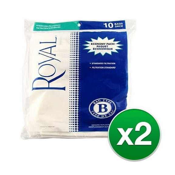 Royal 2066247001 / 3067247001 / Type B Bags Genuine Vacuum Bags - 2 Pack