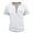 White, variant on Youthup Men's Vintage-Inspired Half-Button Breathable T-Shirt with Chest Pocket for Urban Casual Wear