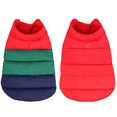 thumbnail image 2 of Colorful Dog Coat, Reversible Dog Winter Jacket Warm Pet Vest, Waterproof Dog Cold Weather Clothes Puppy Apparel for Small Medium Large Dogs, 2 of 7