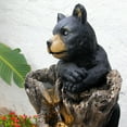 thumbnail image 2 of 40.16" H 5 Tier Outdoor Fountain Black Bears Climbing Tree Garden Water Fountain Outdoor Water Feature Resin for Farmhouse Patio Yard Deck Home Lawn Porch House Relaxation Exterior Balcony, 2 of 6