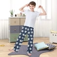 thumbnail image 5 of Wobogo Cute Winged Penguin Long Pajama Pants Bottoms Soft Sleepwear with Pockets, 5 of 9