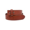 thumbnail image 2 of Snap On Cowhide Full Grain Stitching-Edged Leather Belt Strap, 2 of 3