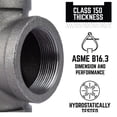 thumbnail image 4 of STZ Industries 2 in. MIP each X 2 in. D FIP Black Malleable Iron 45 degree Street Elbow, 4 of 8