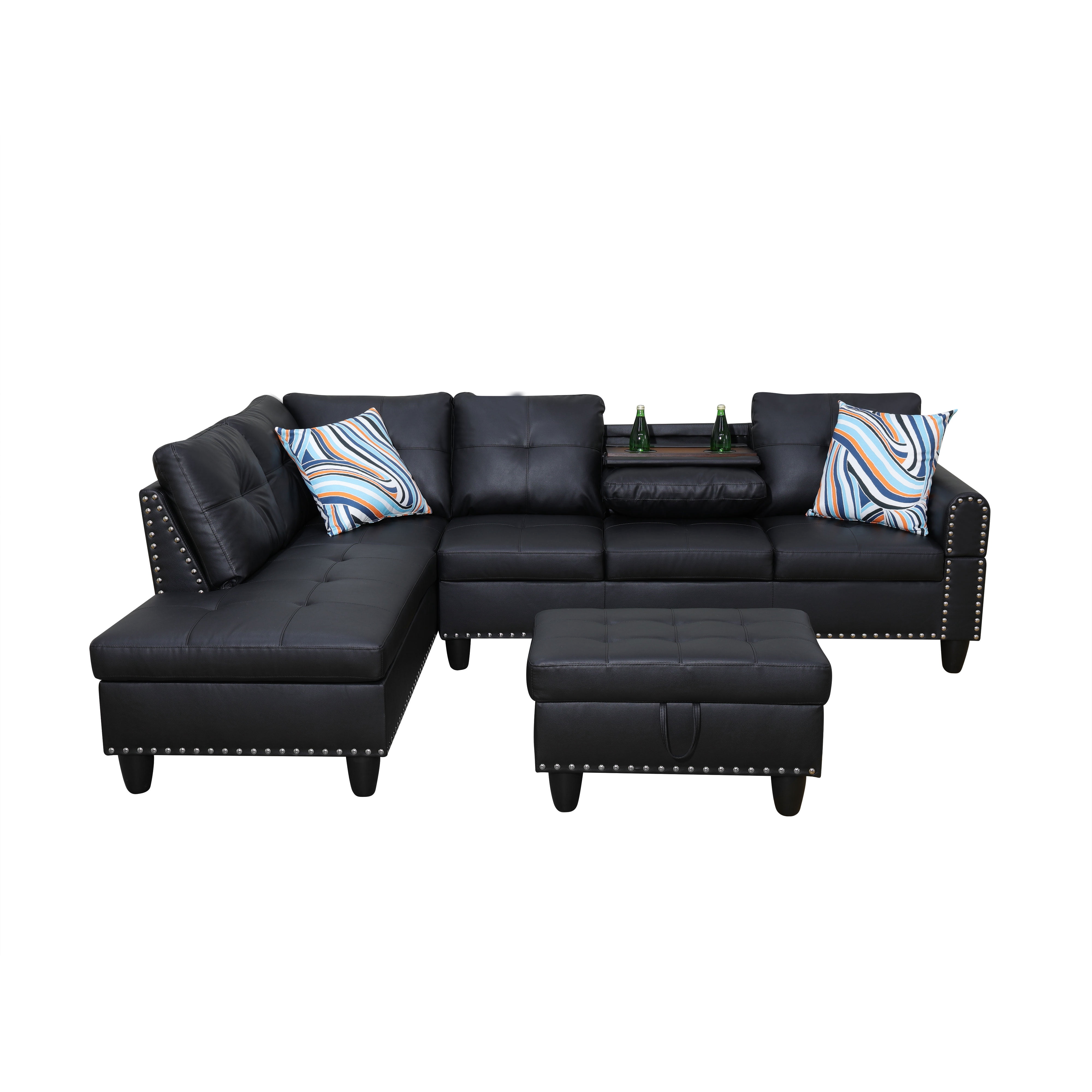 Homeora, L Shaped Sectional Couch, 97