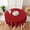 Christmas Red, variant on Linen Textured Rectangle Tablecloth,Waterproof Wipeable Farmhouse Burlap Table Cloth,Stain Resistant Wrinkle Free Table Covers for Kitchen Dining Holiday Party (60 x 120,Light Grey)