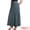 Gray, variant on DARING DIVA Women's Elegnat Elastic High Waist Flowy A-Line Maxi Skirt 2XL Rose Pink