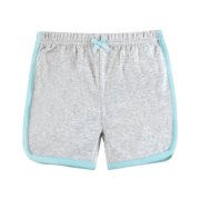 Hudson Baby Girl Shorts Bottoms 4-Pack, Coral, 0-3 Months