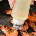 thumbnail image 6 of Seasoning Transparent Kitchen Oil Dispenser Sprayer with Silicone Basting Brush for Cooking BBQ and Baking - Easy to Use and Measure for Flavor, 6 of 7