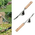 thumbnail image 1 of 2pc Heavy Duty Hand Weeder Garden Weeding Removal Cutter Tools With Ergonomic Handle, 1 of 9