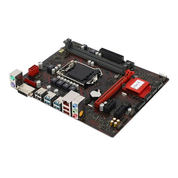 M-ATX Motherboard, 4 Serial ATA Interfaces PCI-E 3.0 Double DDR4 2133MHz Memory Desktop Motherboard  for Core I7 I5 I3 Pentium Celeron 14nm CPU