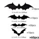 thumbnail image 5 of 60 piezas de murciélagos para decoración de Halloween, pegatinas que brillan en la oscuridad, pegatinas de pared con atmósfera de terror explosiva transfronteriza, 5 of 5