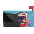 thumbnail image 4 of Mailbox Covers Magnetic Large Size Post Box Cover Wrap Outside Waterproof Home Yard Garden Decor Shark with Paint 25.5x21, 4 of 9