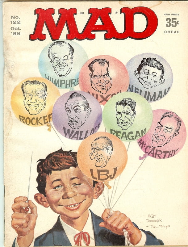 MAD Magazine #122 1968 (POOR Condition)