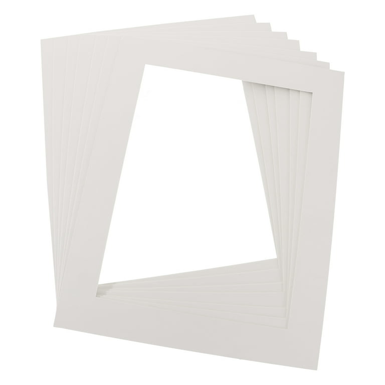 Ctosree 5 Pcs White Mat Board Self Sticky Board Picture Matting Backer  Picture Framing Supplies Mounting Board for Pictures Photos Needlework  Craft