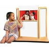 "Bird-in-Hand Dry-Erase Tabletop Puppet Theater, 30.75"" x 7.75"" x 29"", Multicolor"