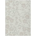 thumbnail image 2 of Addison Rugs Chantille Indoor/Outdoor Transitional Floral Ivory Washable Rectangle Rug, 9' x 12', 2 of 6