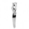 thumbnail image 5 of Rings for Women Silver 316L Stainless Steel DA243 - AAA Grade Cubic Zirconia in Clear, 5 of 6