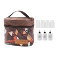 thumbnail image 4 of Bolsa de especias para guardar salsas, ligera y portátil, mini bolsa para condimentos, sal y condimentos. Marrón con botella, 4 of 9