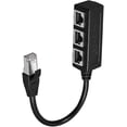 thumbnail image 1 of Cable divisor TANGJMXG adaptador de cable de extensión de red LAN RJ45 macho a 3 hembra RJ45, 1 of 5