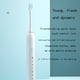 thumbnail image 4 of Cepillo de Dientes Eléctrico Inteligente con 6 Modos de Limpieza, 4 Cabezales, Resistencia Al Agua Ipx7, Temporizador de 2 Minutos, Recargable Por Usb, para Adultos, Blanco, Negro y Rosa., 4 of 5