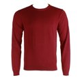 thumbnail image 2 of Daniel K Men's Long Sleeve Crew Neck Cotton Blend Pullover Sweater Brown S, 2 of 2