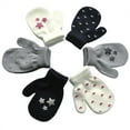 thumbnail image 3 of Sonducket Manoplas para bebés Estiramiento de dedo completo Guantes para recién nacidos Diseño considerado Suministros para niños pequeños Regalos de guantes y mitones Pentagrama blanco Sonducket AP009858-01, 3 of 6