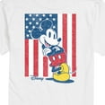 thumbnail image 3 of Disney - Americana - Mickey Vertical American Flag - Adult Short Sleeve Graphic T-Shirt, 3 of 5