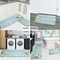 thumbnail image 5 of Daisy Farmhouse Kitchen Rugs Set 2 Piece Colorful Summer Flowers Decor Rug for Kitchen Low-Profile Floor Mats Decor for Home Kitchen 17x30 and 17x47 Inch, 5 of 6