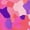 Electric Pink Dot Camo, variant on Lands' End Girls Plus Chlorine Resistant Swim Boyshort