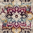 thumbnail image 5 of Safavieh Baldwin Collection Vintage Area Rug-Color:Cream/Fuchsia,Shape:Round,Size:6'-7" X 6'-7", 5 of 6