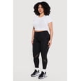 thumbnail image 2 of Women's Plus Size High Waisted Mesh Detail Leggings with Pockets, 2 of 5