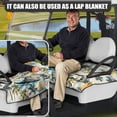 thumbnail image 5 of Whosucclay Sailboat Island Cover, Washable 4 Pockets Blanket Cushion Cover for More 2 Person Seats Durable Golf Cart Seat Towel Blanket, 52.36 x 32.28 inch, 5 of 7