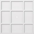 thumbnail image 1 of Ekena Millwork CMP28RK-01000 28 Po OD x 1 Po ID Carré Rubik Architectural Grade PVC Contemporain Médaillon de Plafond, 1 of 1
