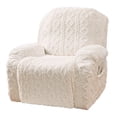 thumbnail image 1 of Recliner Chair Covers, Geometric Jacquard Plush Recliner Slipcovers,Sofa Covers, 1 of 5