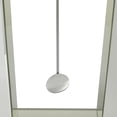 thumbnail image 3 of Wood Mirrored Pendulum Clock, 12" x 5" x 24", Silver, 3 of 8