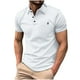 thumbnail image 2 of pstuiky Mangas cortas para hombre, Blusa deportiva informal de manga corta con cuello vuelto para hombre camisas casuales para hombre s, 2 of 6