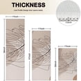 thumbnail image 4 of Brown Boho Line Art Plant Pattern Kitchen Rugs Sets Of 3,Kitchen Runner Rugs Non Skid Washable,Decorative Kitchen Floor Mats for Kitchen,Sink,Laundry,17"x30"+ 17"x47" + 17"x59", 4 of 6