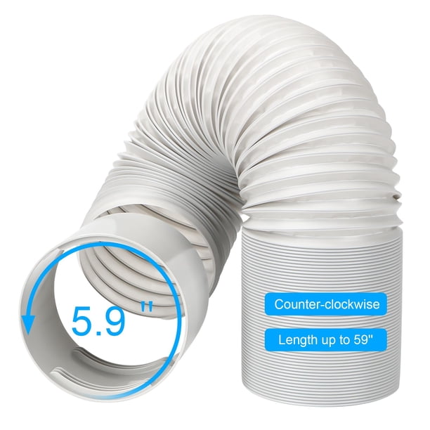 Kit portátil de mangueras de aire acondicionado PURTEERY de 15 cm x 150 cm