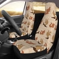 thumbnail image 2 of Fuzoiu Cartoon Squirrel Print Seat Covers Set, Car Seat Covers Front Seats, Car Seat Protector, Car Seat Cushion, Seat Covers Carseat Cover Universal Fit for Most Cars, 2 of 7