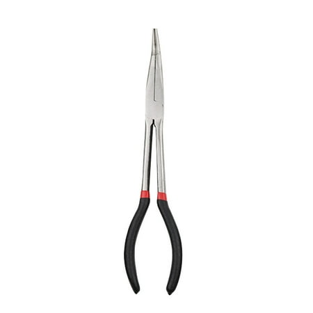

11 Inch Extra Long Needle Nose Pliers 45 Jaw Long Degree Jaw Long Reach Pilers High-Carbon Steel Hardware Tools