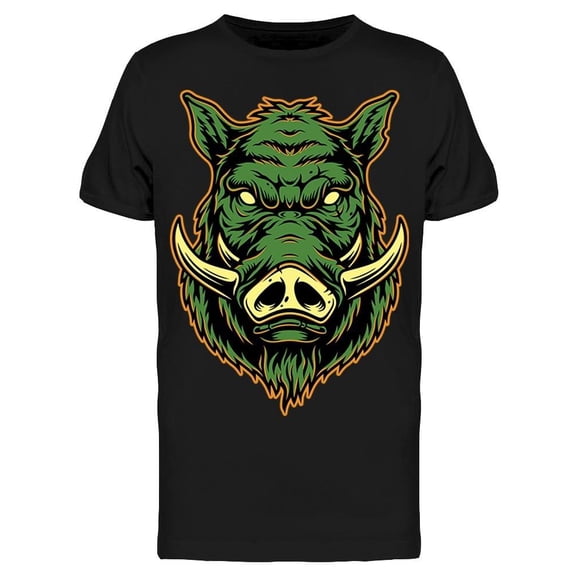 Boar Head Graphic Art Tee Men's -Image by Shutterstock