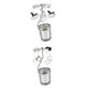 thumbnail image 1 of Portavelas Giratorio de Metal de 2 Piezas Portavelas de Luz de Té para Decoración de Adorno de Escritorio EstiloN, 1 of 9