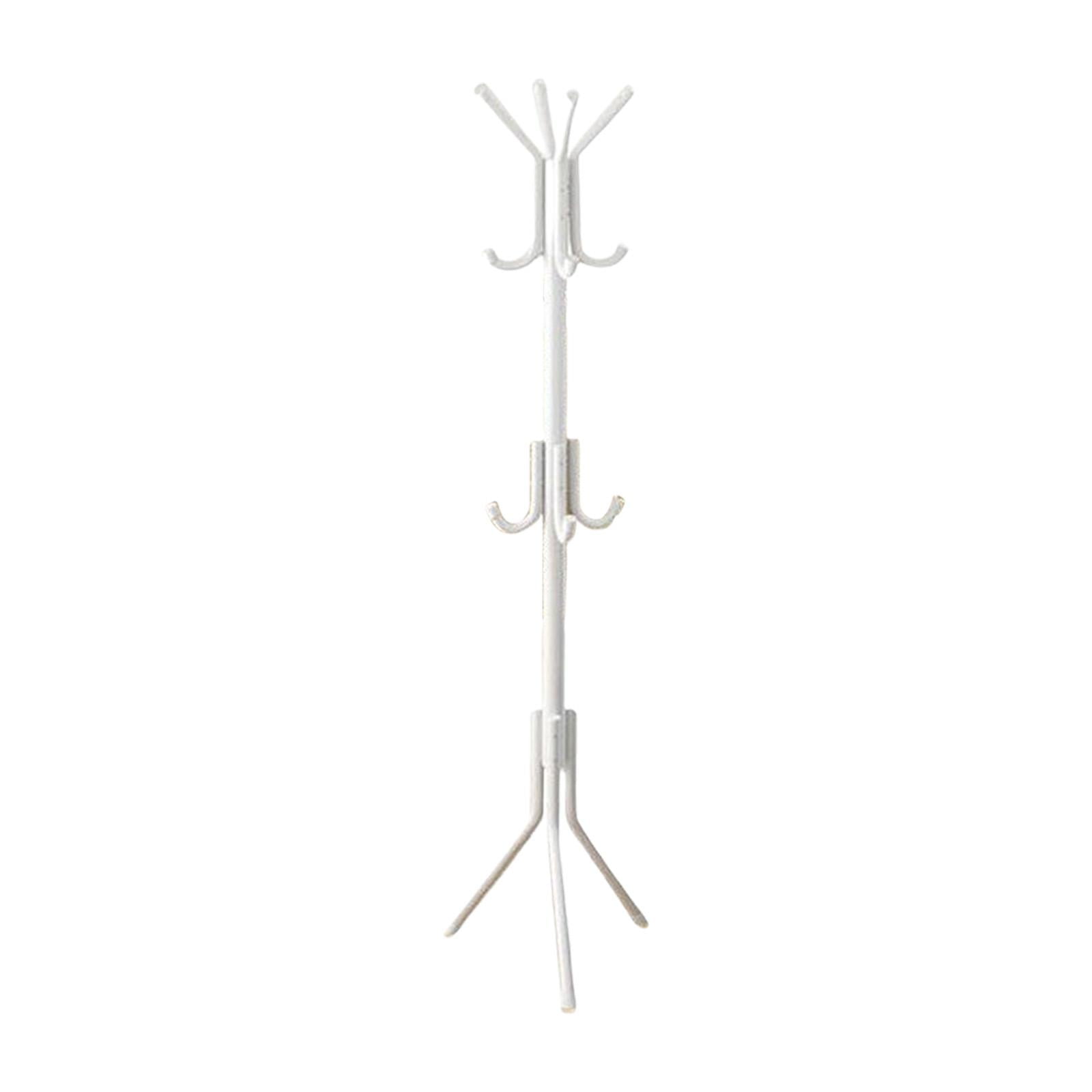 Rack, Metal Tree Stand with 12 Hooks Free Standing Coat Hanger Pole