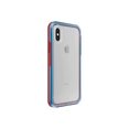 thumbnail image 3 of Lifeproof SLAM Series Case for iPhone X/XS (ONLY) - Retail Packaging - Varsity (Clear/Blue/Red), 3 of 9