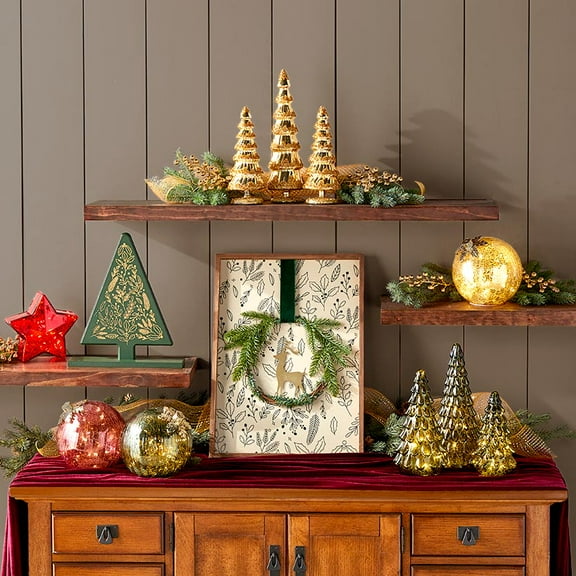 Christmas Pine Wall Plaque