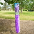 thumbnail image 4 of In the Breeze 5211 — Lavender 40-inch Inspiration Windsock — Colorful Hanging Garden Décor with Embroidered Details, 4 of 6