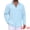 Sky Blue, variant on DARING DIVA Men's Plaid Textured Casual Long Sleeve Button Down Shirt M White