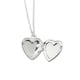 thumbnail image 3 of Collar,Collar con foto de corazón Collar con foto de corazón de plata Collar con medallón de foto Creado magistralmente Jadeshay A, 3 of 8